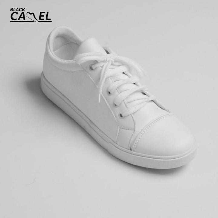 Black Camel Sneakers for Men White Color Shoes for Men