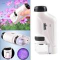Portable Handheld LED Microscope for Kids Plants Natural Exploration. 