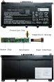 New Laptop 3 Cell Notebook Battery For   Pavilion  HT03XL  (11.55V 34790Ah 41.9Wh). 