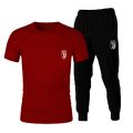 NEW Juventus Logo Tshirt and Trouser Trendy Summer Tracksuit 2022 Arrival  Round Neck T-shirts For Men. 