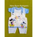 Newborn Baby Romper - random design & colors available - for 0 - 3 months babies. 