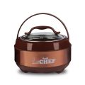 Chef stainless steel clarion 3pcs hotpot set with glass lid. 