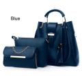 3-PC Ladies bags Handbag Set - Soft PU Leather Tote, Crossbody & Clutch Bags. 