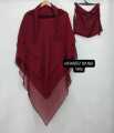 3 LAYER HIJAB SET 2 PEC SET 3 LYER KHIMAR WITH NIKAB. 