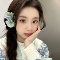 Elegant and Gentle Butterfly Orchid Head Flower Hair Clips Female Mori Atmosphere Sense of The Seaside Holiday Photo Bangs Clip. 