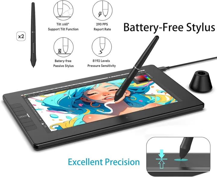 VEIKK%20VK1200%20V2%20Drawing%20Tablet%20with%20Screen%2011.6%20Inch%20Full-Laminated%20Graphic%20Monitor,%202%20Battery-Free%20Pens%20with%20Tilt%20Function,%20for%20Chrome/Mac/Win/Linux/Android%20(Must%20be%20Connected%20to%20a%20Computer%20to%20Work)%20-%20Image%209