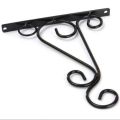 Iron Garden Wall Hanging Stand - Flower Plant Pot Bracket Hook Shelf Stand Holder - hanging light stand. 