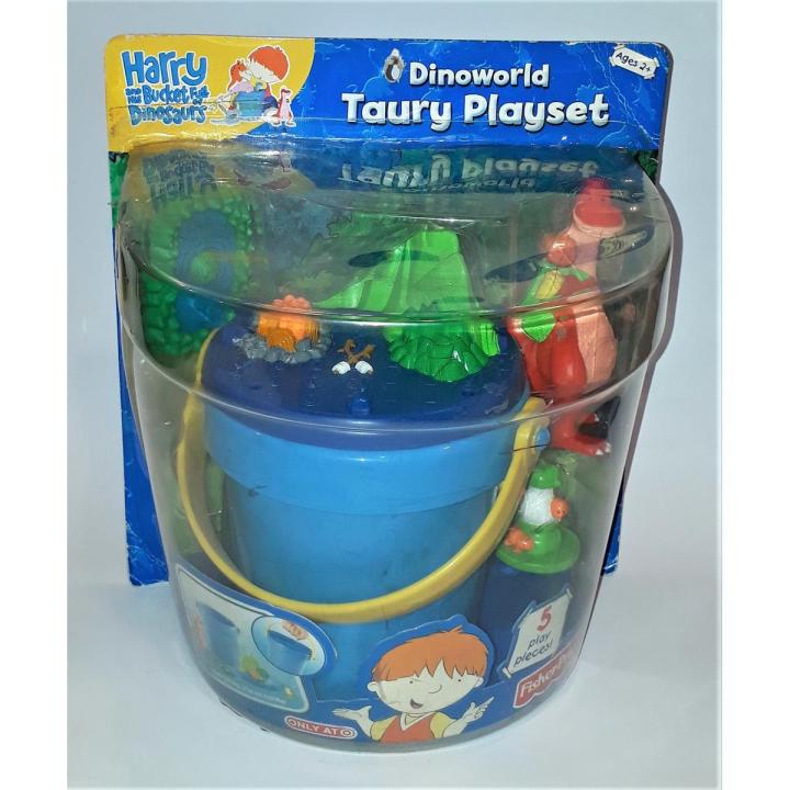Fisher Price: Harry And His Bucket Full of Dinosaurs: DINOWORLD TAURY PLAYSET (J8477)
