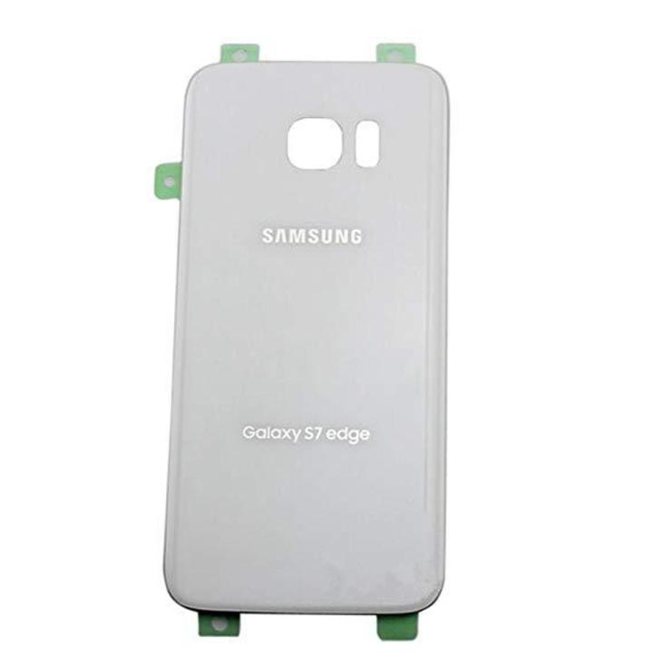 Samsung%20S7%20Edge%20Case%20Rear%20Door%20Housing%20CoverBack%20Glass%20BatteryCoverPanel%20Replacement%20For%20S7%20Edge%20-%20White%20-%20Image%202
