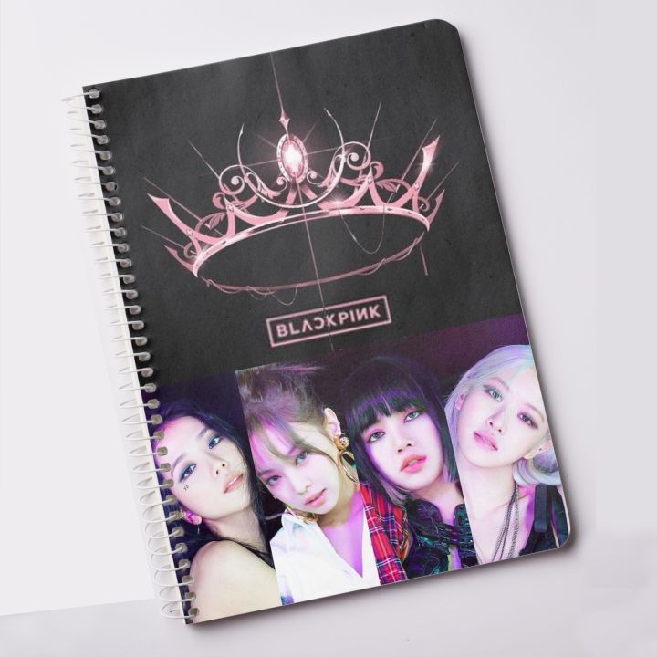 BlackPink  Notebook For Blink Boys and Girls Kpop Fans Crown Notepad