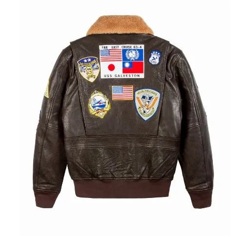 Tom%20Cruise%20leather%20jacket%20Top%20gun%20in%20brown%20cow%20mild%20grain.%20Leather%20jacket%20for%20men's%20-%20Image%202