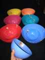 Pack of 3 Mixing Bowls Set Microwave oven Safe. 