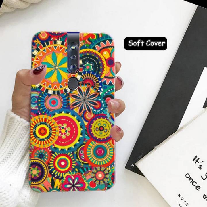 Oppo F11 Pro Cover Case - Floral Soft Case Cover for Oppo F11 Pro
