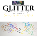 Dual tip Glitter Marker/Highlighter 24-72 Colors set with Metallic Effects No Smearing Quick Drying. 