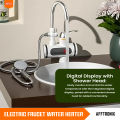 Instant Electric Water Heater Tap 3000W | Electric Faucet Geyser / Geaser / Gyser Tap for Hot Water | Digital Display Heating Water Tap | Tankless Instant Geyser for Kitchen Bathroom | Hot Water Nalka – With Shower / Without Shower Variants. 