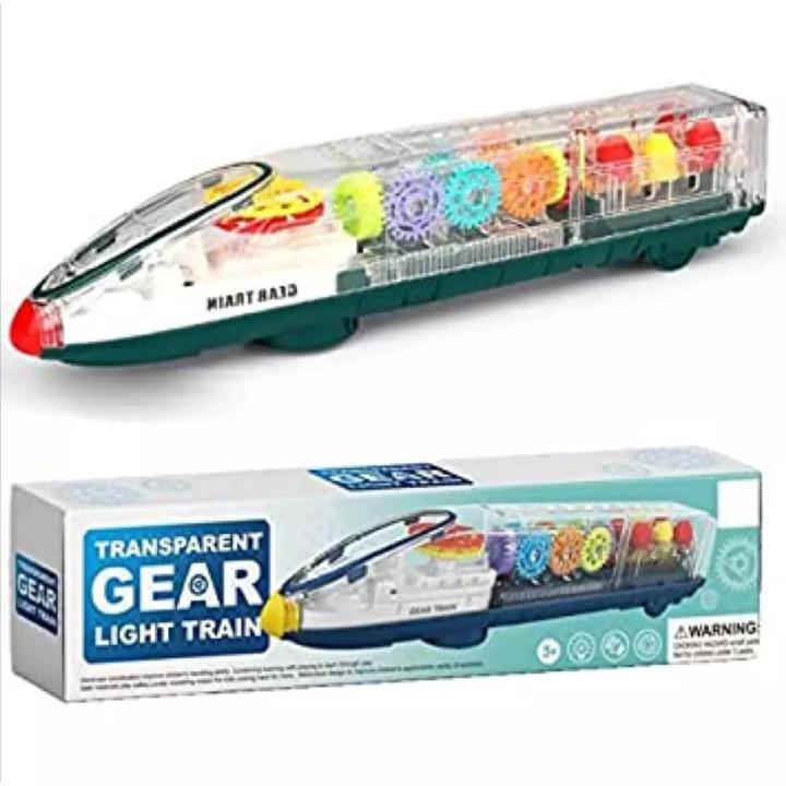 TRANSPARENT GEAR TRAIN TOY