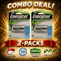 Combo - 4 PCS AA Energizer Rechargeable Battery Cells 2500Mah. 