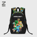 Zezo Minecraft Kids School Bag – Allover Print Backpack for Boys & Girls | KG & Preschool Backpack. 