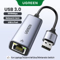 UGREEN USB C Ethernet Network Adapter USB to RJ45 USB Ethernet Adapter for Laptop Macbook Samsung S20 USB Ethernet Network Card. 