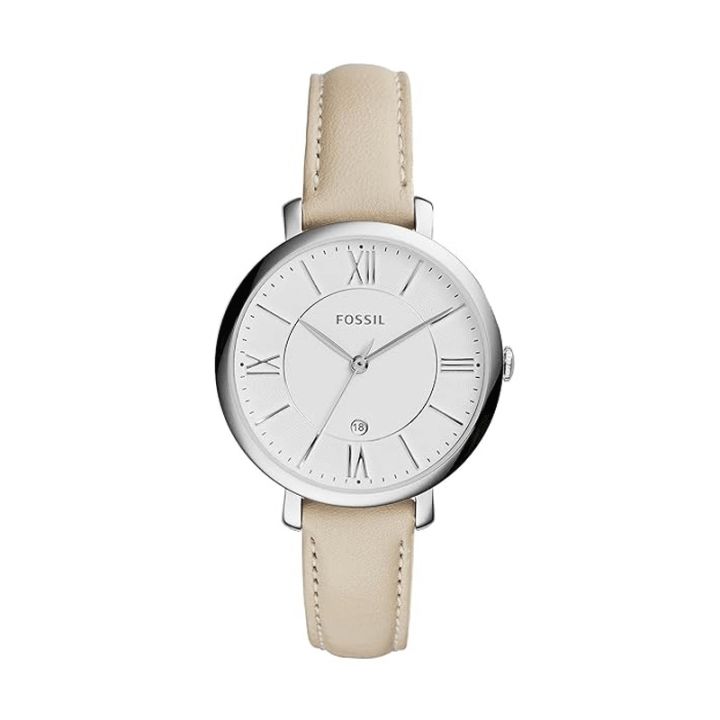 Fossil ES3793 Leather Strap Wrist Watch for Women (Without Tag)
