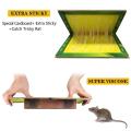 Mouse Trap, Rat/Mice/Mouse Glue Traps, Rat Traps Sticky Boards, New Version Strongly Adhesive, Mouse Traps That Work Capturing Indoor and Outdoor Rat Cockroach Ant. 
