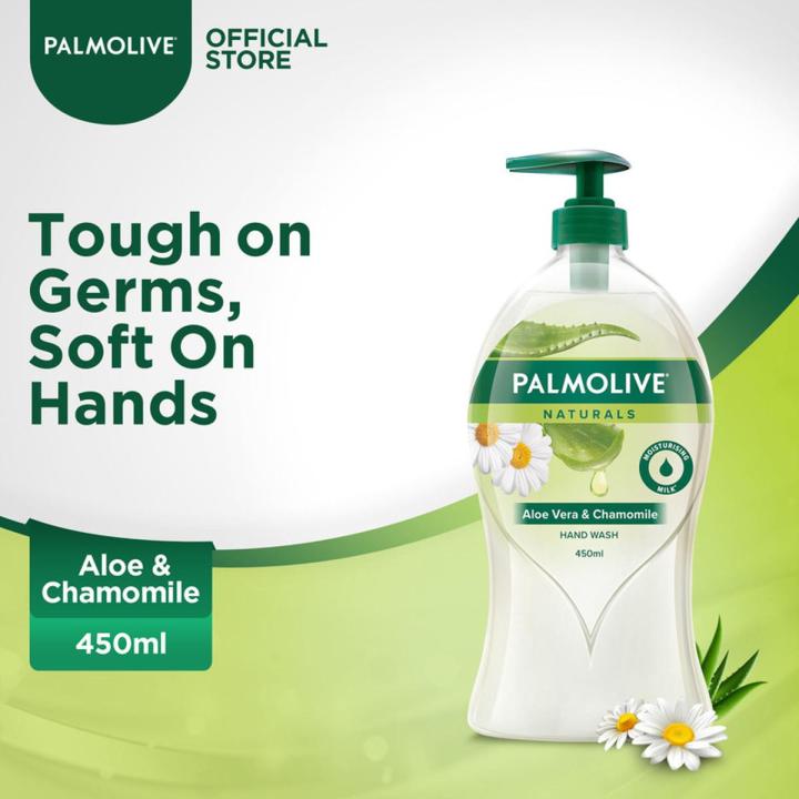 Palmolive Naturals Aloe & Chamomile Liquid Handwash Bottle 450ml
