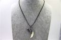 Fashion Charm Classic Wolf Necklace Fang And Bruce Lee Pendant The Movie Jewelry For Men Gifts. 