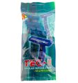 (5 Pcs Pack) Treet Tec II 5's Disposable Shaving Razor Pouch - 5 Razors. 