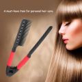 Hair Comb Straightener Styler Curler Dryer All in One - Non Electrical V Shaped Hair Straightener Curler Women Straightening Styling Tools Accessories DIY At Home Heat Resistance. 