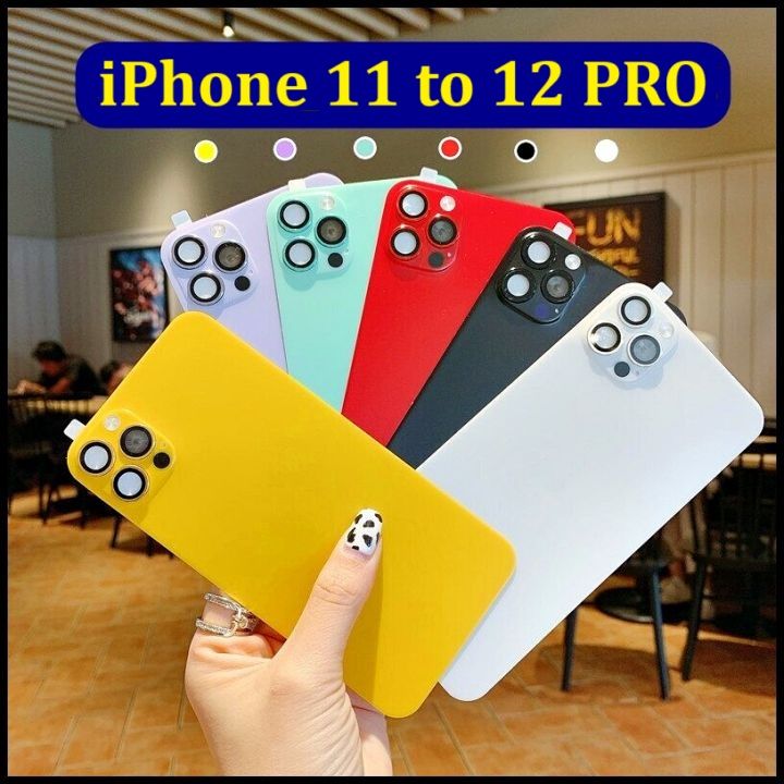 iPhone 11 to 12 PRO Converter Sheet - Back Protection Film, Clear Back Cover Film for iPhone