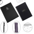 Reusable Notebook Erasable Microwave Heating Waterproof Notepad Spiral Book for School A5 Smart Notebook With Pen&Cloth. 