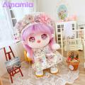 Amamia Human Doll Clothing Soft Cute Princess Dress Set 20cm Cotton Stuffed Dolls Clothes. 