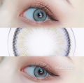 Best eye lenses Three Tone Huda Grey Color Color 1 Pair of Contact Lens Multi Color artificial eye lenses With Full Kit. 