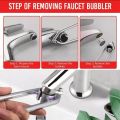 Faucet Aerator Wrench Multifunctional Water Pipe Wrench Basin Bottom Pliers Sleeve Bathroom Faucet Sink. 