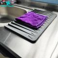 Green Home Drain Pad High Temperature Resistance Kitchen Dining Room Sink Countertop Drain Drying Mat. 