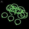 16 Pieces Plastic Circle Rings Handcrafts Openable Rings Suit Notebook, Journal, Diary, Loose Leaf. 