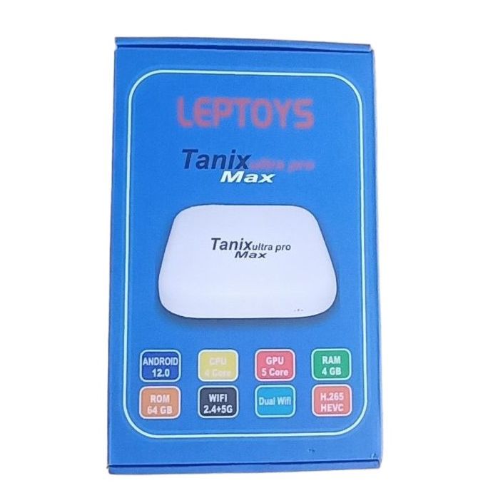 Free IPTV Tanix Ultra Pro Max Android Tv Box -  4GB RAM  64GB ROM - ANDROID 12
