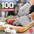 Cut Resistant Gloves Food Grade Safety Kitchen Cuts Gloves High Quality. 