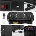 New Electric 3d Vibration Platform Exercise Machine Whole Body Workout Machine Fitness Adjustable Speed Remote Control With Touch Display Whole Body Workout Vibrating Fitness Platform Massager Loop Bands Home Training Equipment for Weight Loss Toning. 