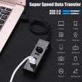 High Speed USB Hub 3.0 Micro USB Hub 4 Ports 5 Gbps Super High Speed Multi USB Splitter Expander Adapter Multi Purpose USB HUB Port Multiple Expander for PC Laptop Computer Accessories HUB Multi USB 3.0 Hub. 