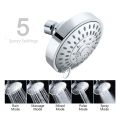 Shower Head, 5 Settings Showerhead with Adjustable Swivel Ball Joint. 