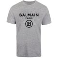 2021 Balmain-Paris France Fashion Vintage Men's Short Sleeve T Shirt Cotton Tee White T Shirt Short Sleeve Summer Casual Tee. 