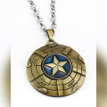 Captain America Shield Pendant Necklace For Boys - Metal. 