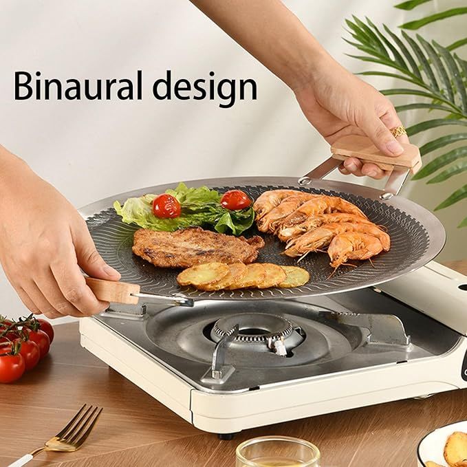 Korean%20BBQ%20Grill%20Pan%20with%20Stainless%20Steel%20Non%20Stick%20Material%203%20Layer%20Composite%20Structure%20Sturdy%20Heatproof%20Fast%20Heating%20Round%20BBQ%20Griddle%20Pan%20-%20Image%205