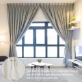 Magnetic Curtain Tiebacks, 2 Pack Beige Decorative Tie Backs for Curtains Rope Outdoor Holder Without Hooks for Shower Sheer Blackout Drapes. 