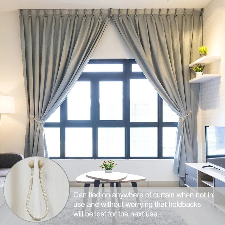 Magnetic%20Curtain%20Tiebacks,%202%20Pack%20Beige%20Decorative%20Tie%20Backs%20for%20Curtains%20Rope%20Outdoor%20Holder%20Without%20Hooks%20for%20Shower%20Sheer%20Blackout%20Drapes%20-%20Image%205
