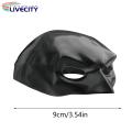 Mysterious Cat Mask Black Cat Halloween Half Face Mask with Ear Holes for Costume Cosplay Bat Inspired Design for Pet Bat Mask. 
