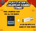 FMCB  memory card For PS2 Slim and PS2 fat jail break usb deal with USB 13- 15 games installed Playstation2 Memory Card Free McBoot Memory Card all model working games installed your choice fast best quality 100 original. 