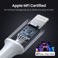 UGREEN USB C to Lightning MFI Apple Charging Cable Nylon Braided Fast Charger Data Sync Compatible for iPhone 15 14 Pro Max 13 Plus 12 11 Pro Max iPad Pro 10.5 /12.9. 