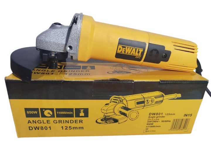 DEWALT DW801 Angle Grinder 5-Inch 850W – Professional Power in Your Hands